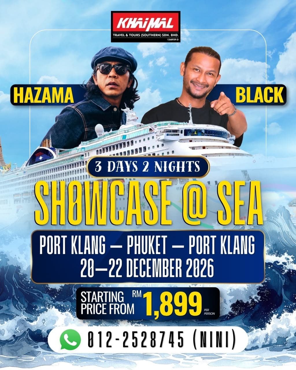 Showcase @ Sea ft. Hazama & Black – Port Klang – Phuket – Port Klang
